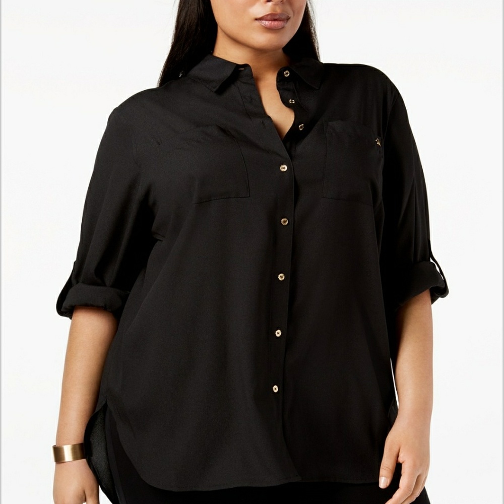 💼Calvin Klein Button Down Blouse NWT